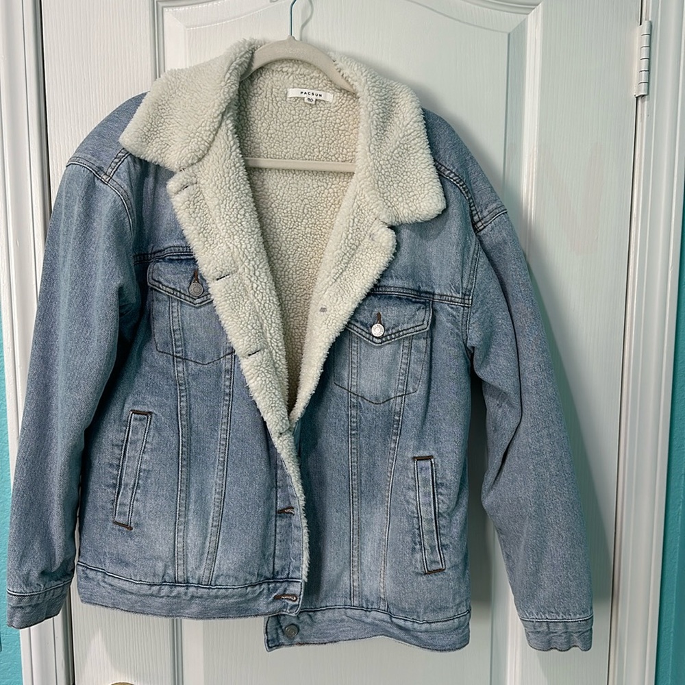 PacSun Trucker Jacket size M/L - Picture 1 of 4